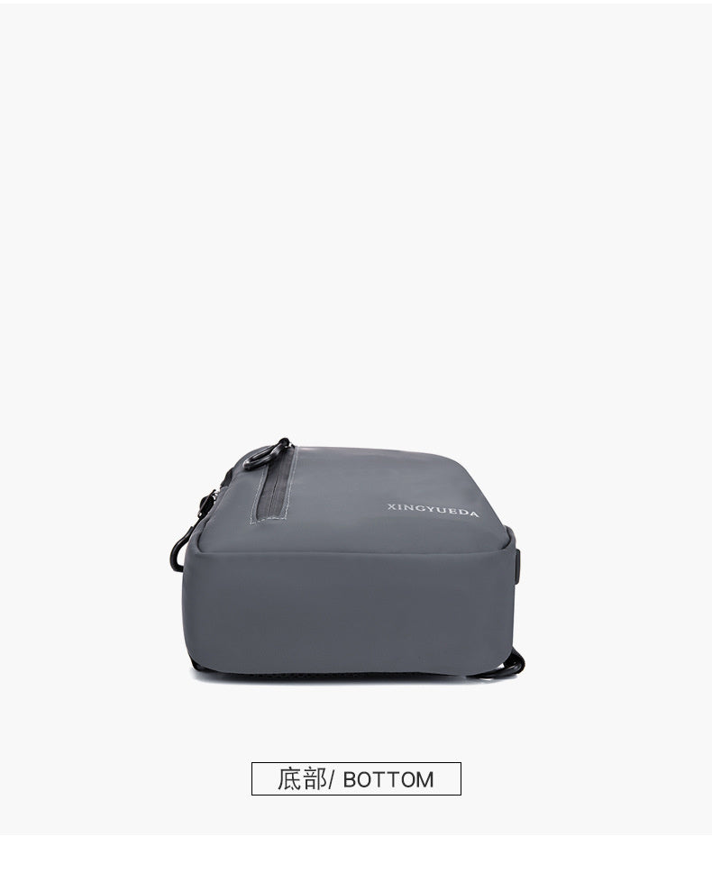 Men's Chest Bag Casual Backpack Sports Function Oblique Shoulder Fashion Tactical Single Crossbody