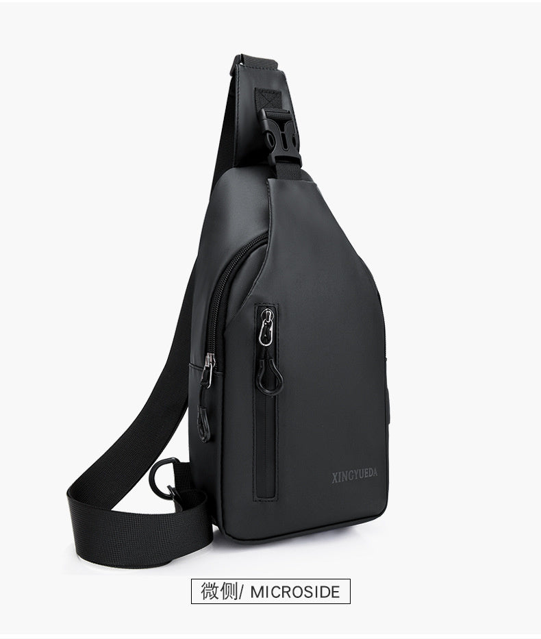 Men's Chest Bag Casual Backpack Sports Function Oblique Shoulder Fashion Tactical Single Crossbody
